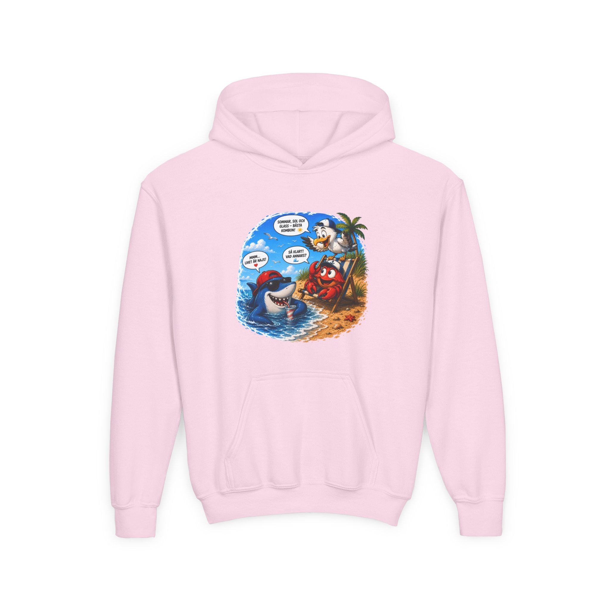 Hoodie | På stranden | Barn | XS-M