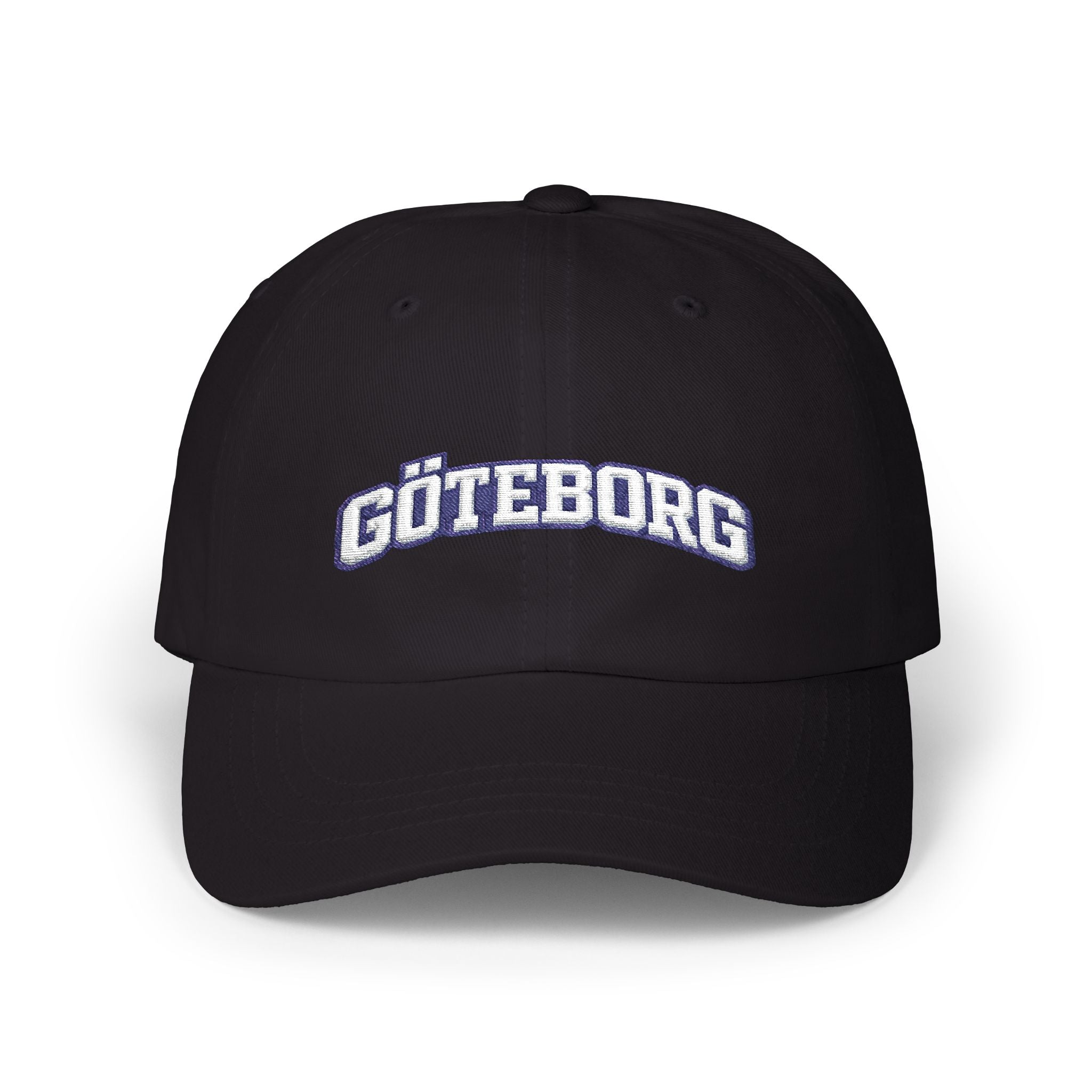Göteborg Keps - Vit Brodyr | Klassisk Supporterkeps