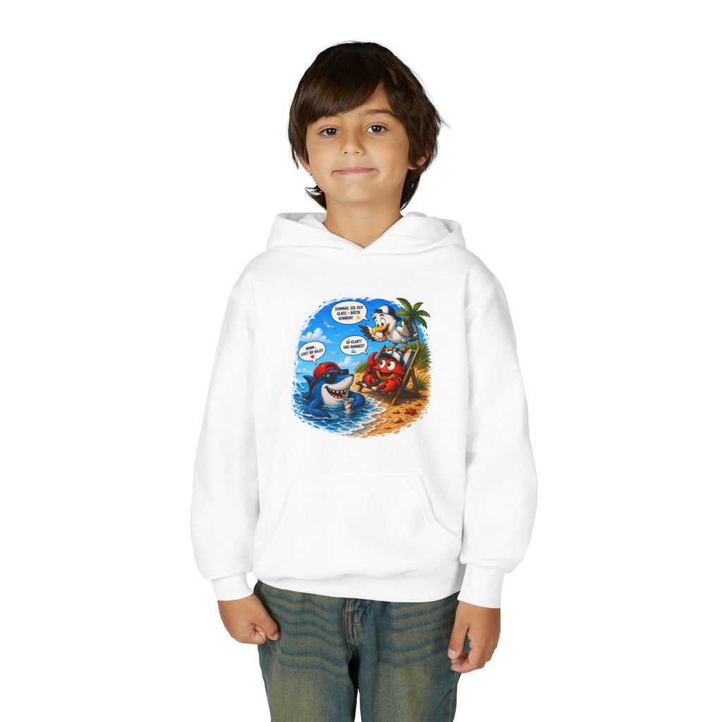 Hoodie | På stranden | Barn | XS-M