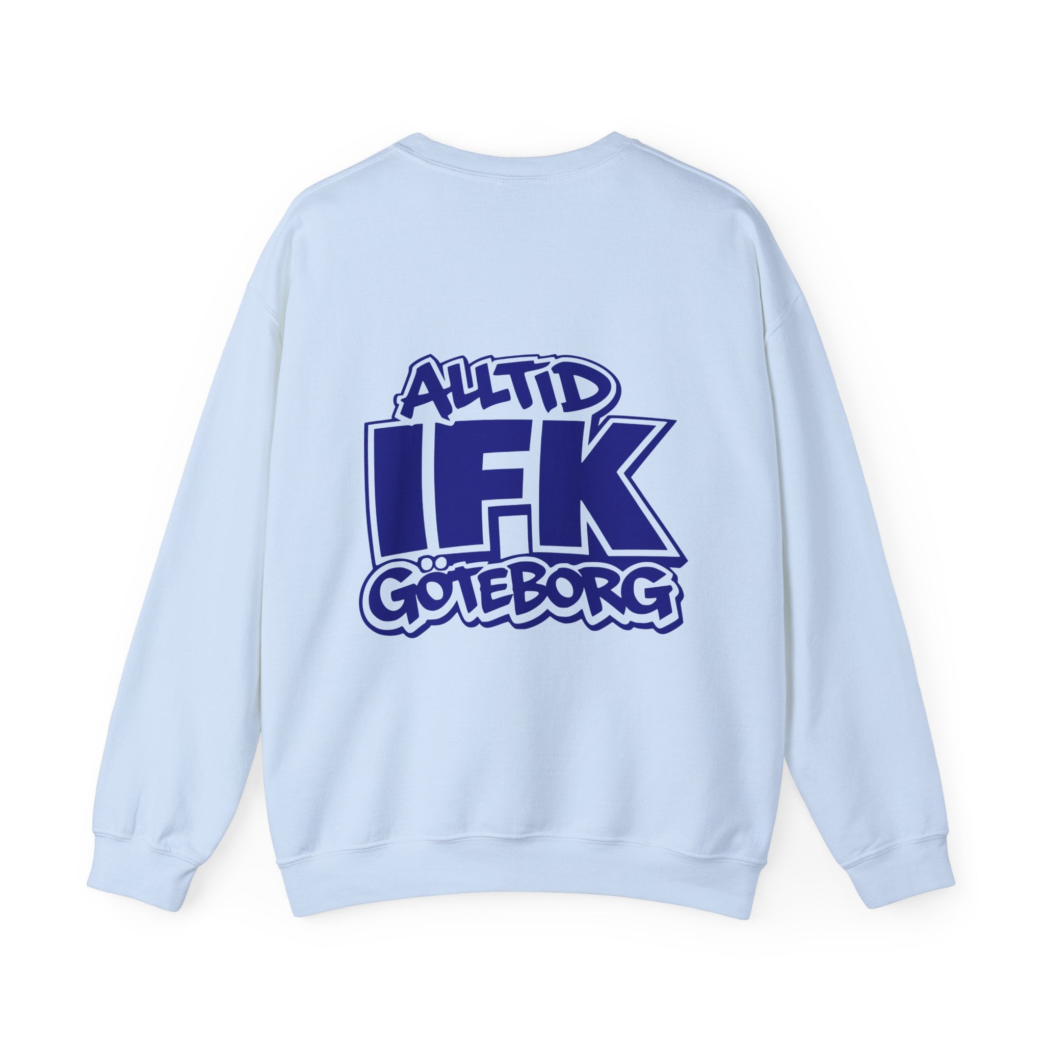 Alltid IFK Göteborg Sweatshirt | West Coast Threads | Blå tryck på rygg