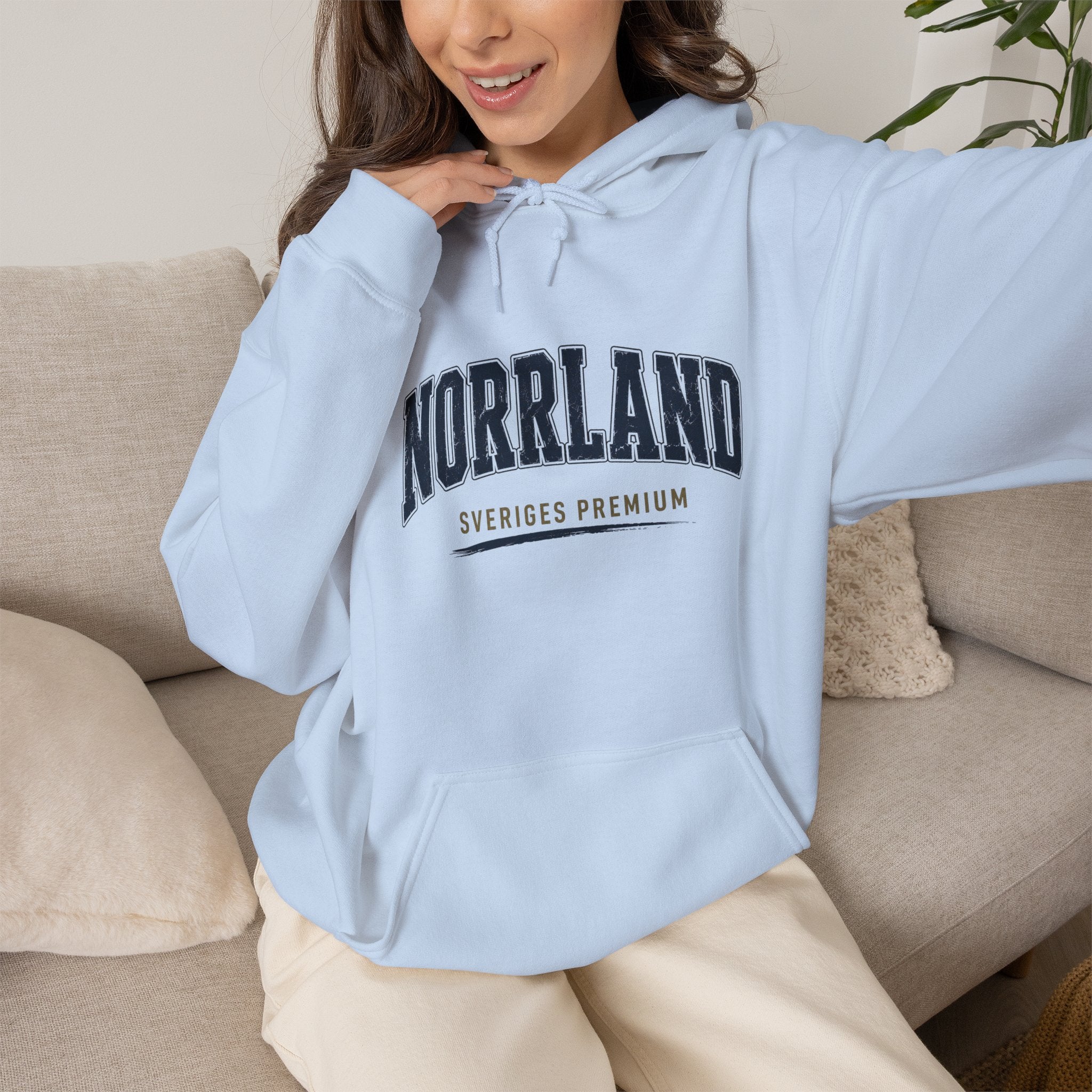 Hoodie | Norrland | Sveriges Premium | Light Collection