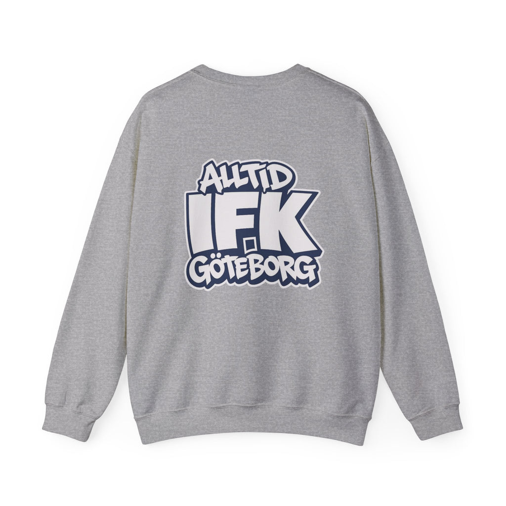 Alltid IFK Göteborg Sweatshirt | Weast Coast Threads | Vit tryck på rygg