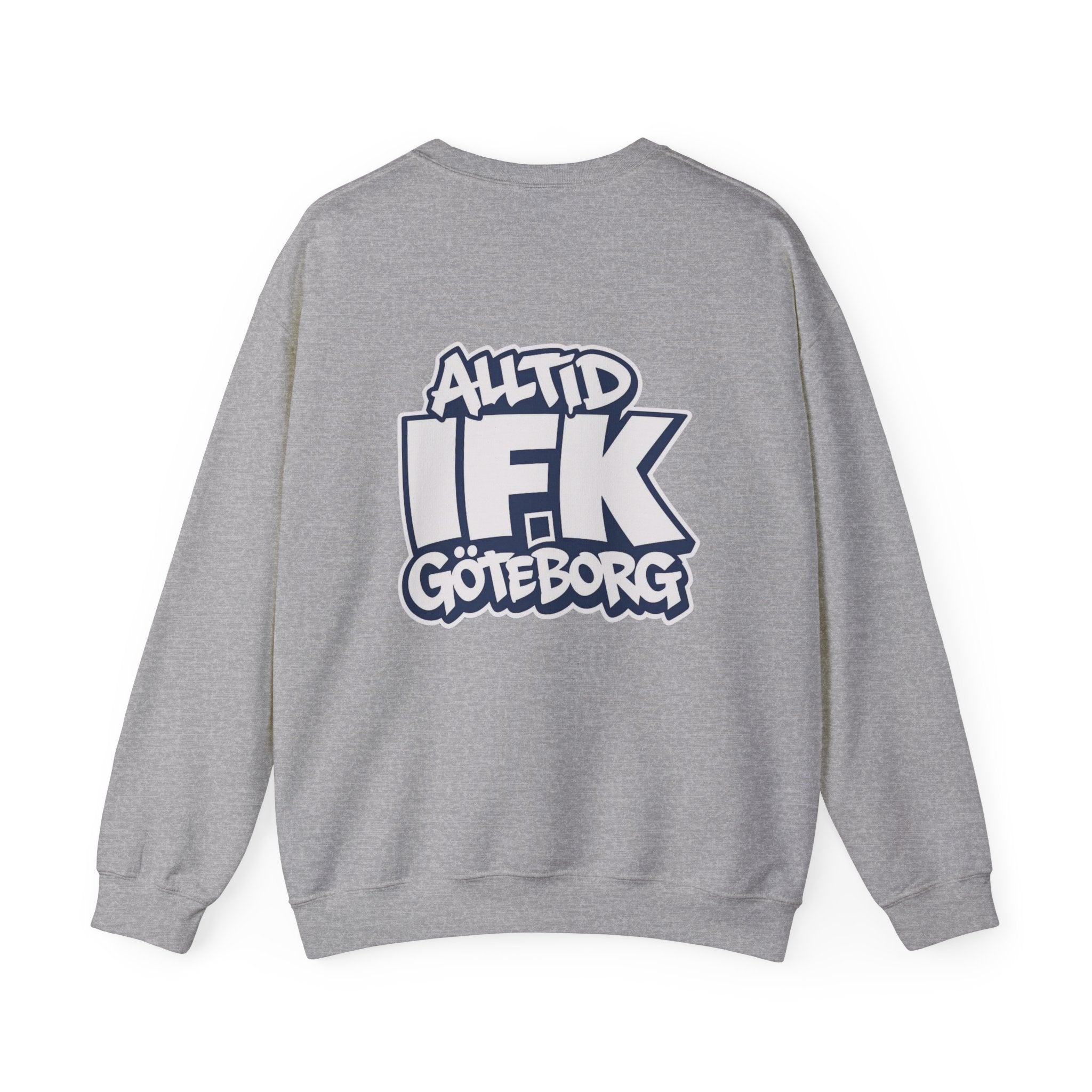 Alltid IFK Göteborg Sweatshirt | Weast Coast Threads | Vit tryck på rygg