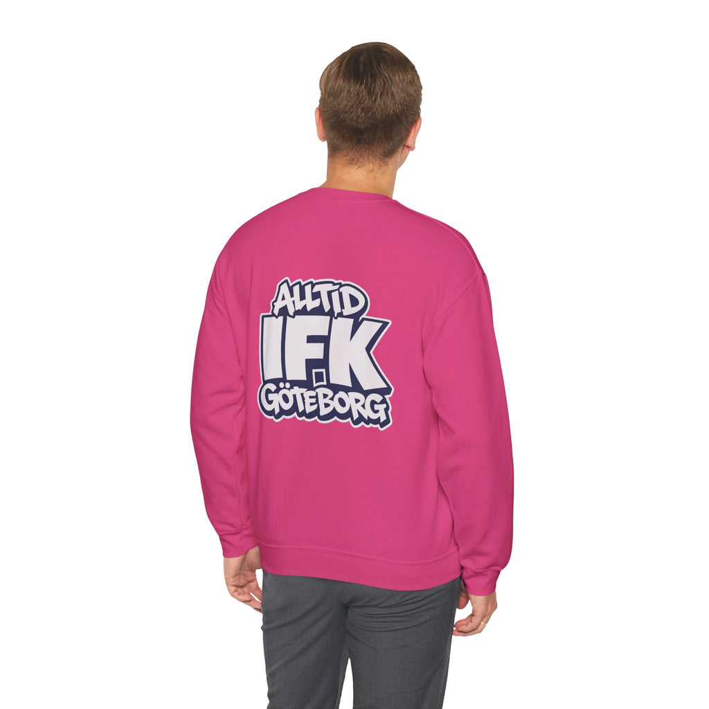 Alltid IFK Göteborg Sweatshirt | Weast Coast Threads | Vit tryck på rygg