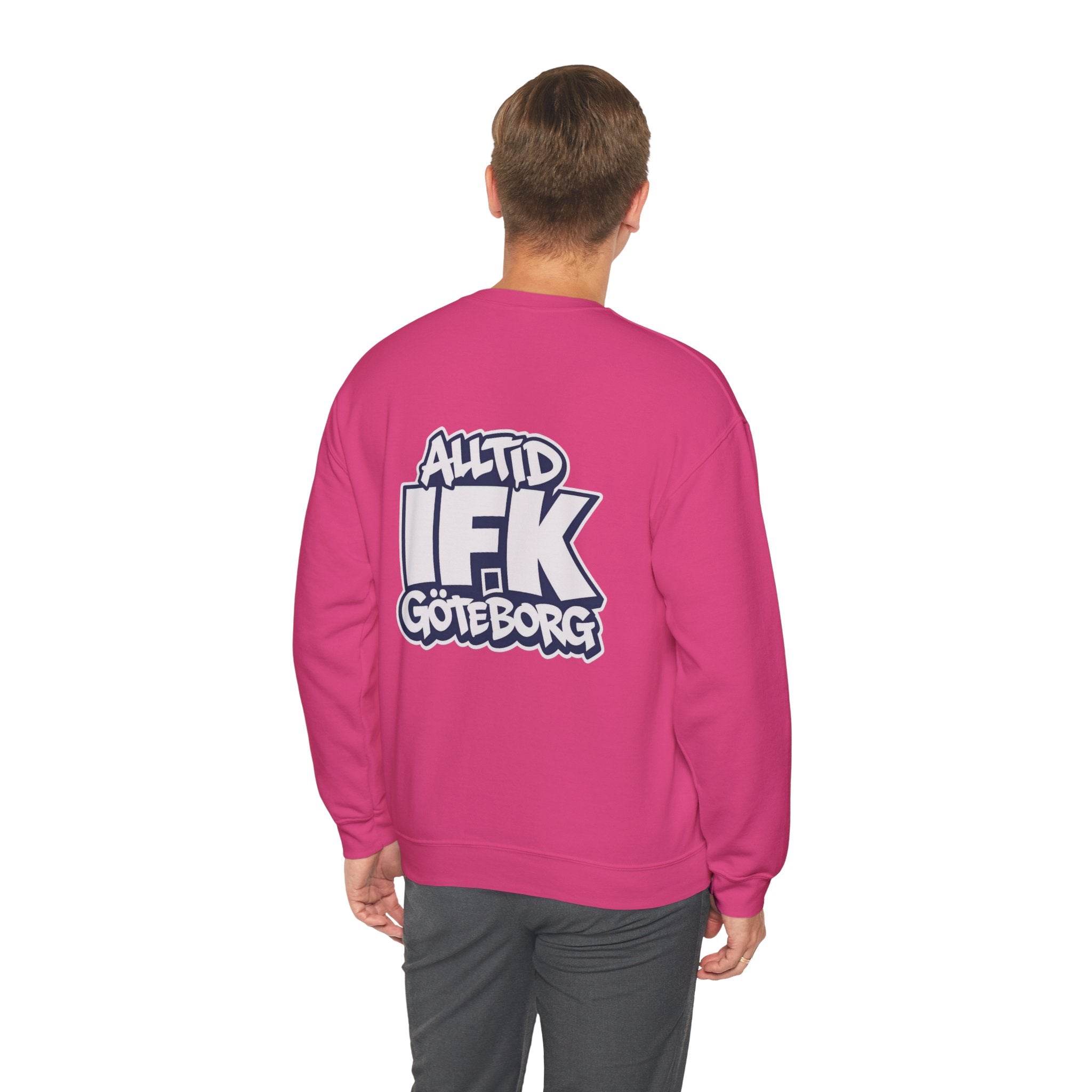 Alltid IFK Göteborg Sweatshirt | Weast Coast Threads | Vit tryck på rygg