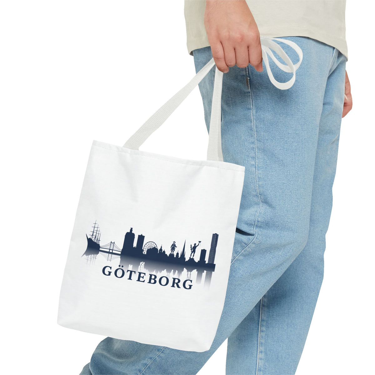 Göteborg Skyline | Kompass | Tote Bag