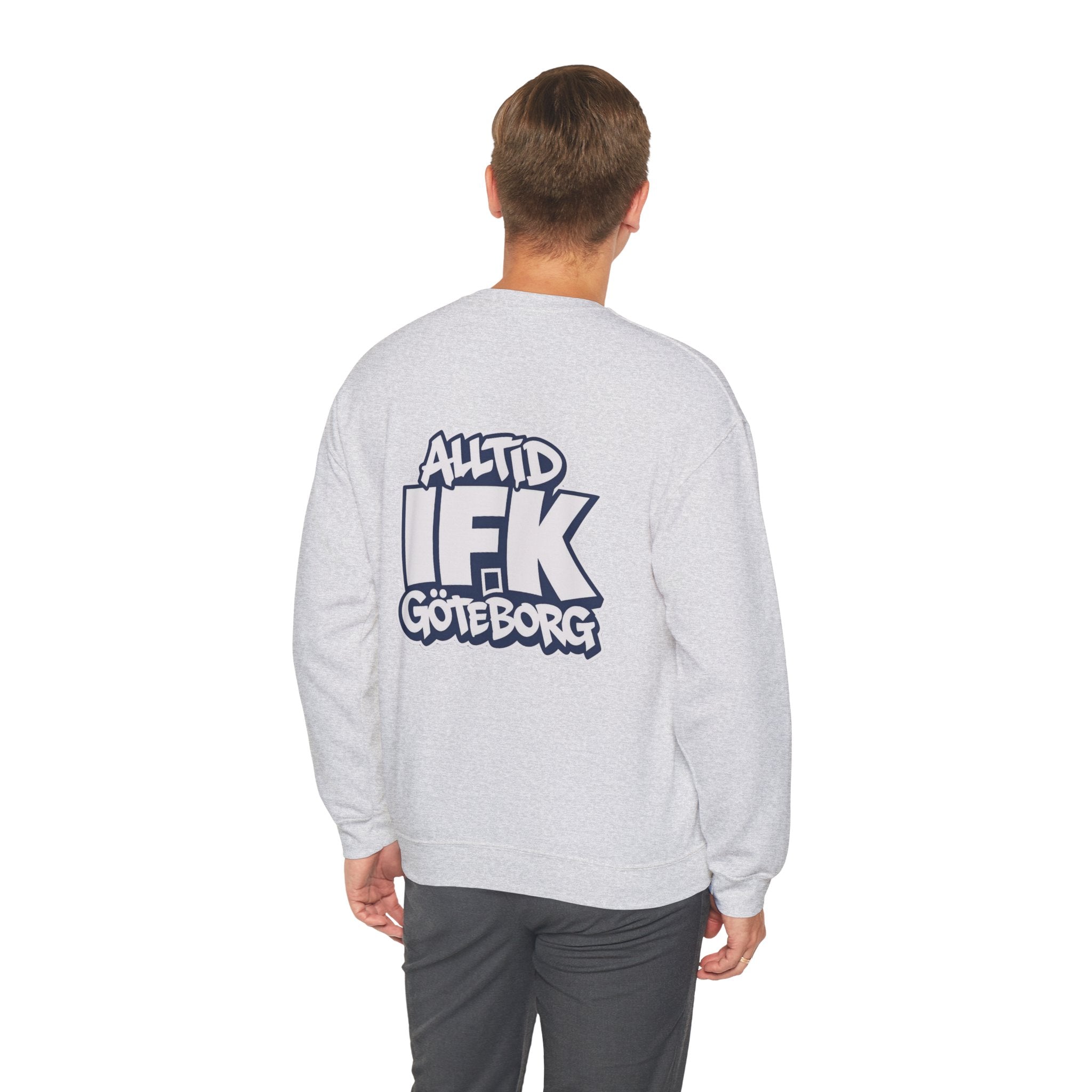 Alltid IFK Göteborg Sweatshirt | Weast Coast Threads | Vit tryck på rygg