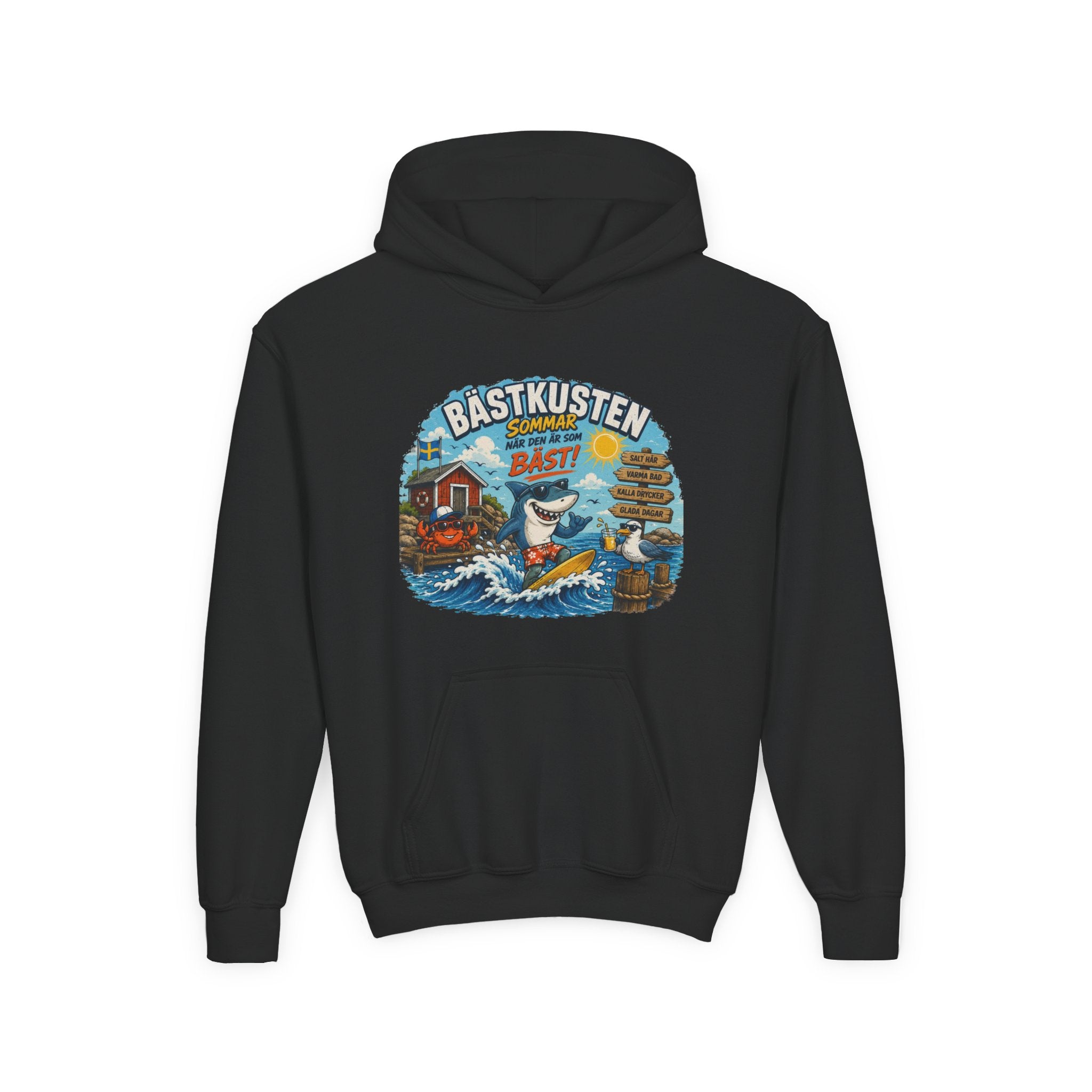 Hoodie | Bästkusten | Barn | XS-M