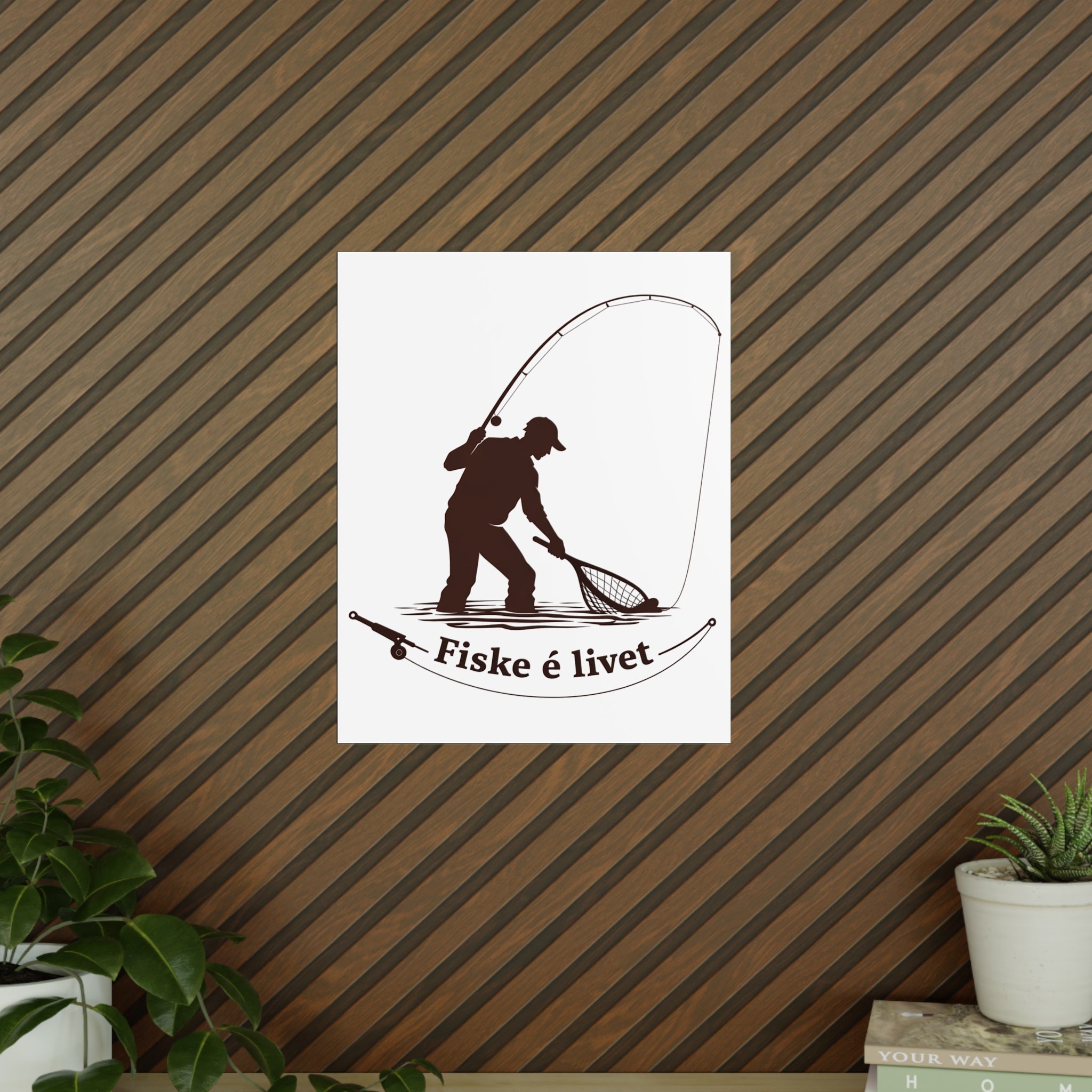 Photopaper Poster | Fiske é livet
