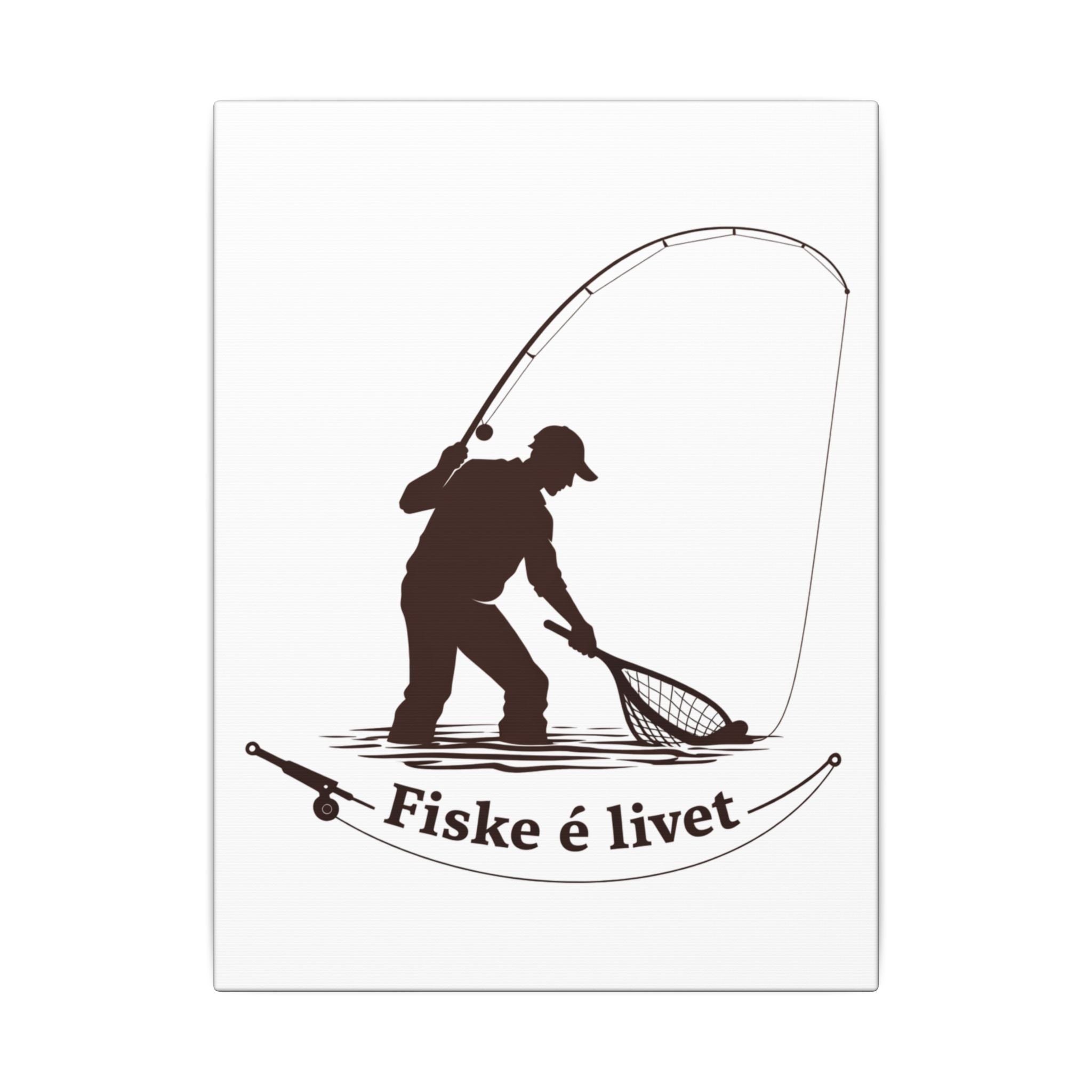 Canvas Print | Fiske é livet
