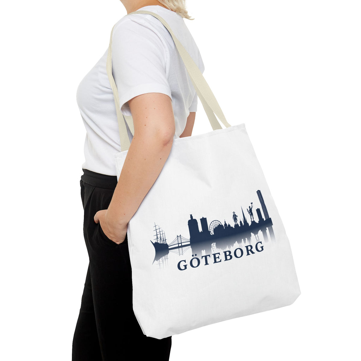Göteborg Skyline | Kompass | Tote Bag