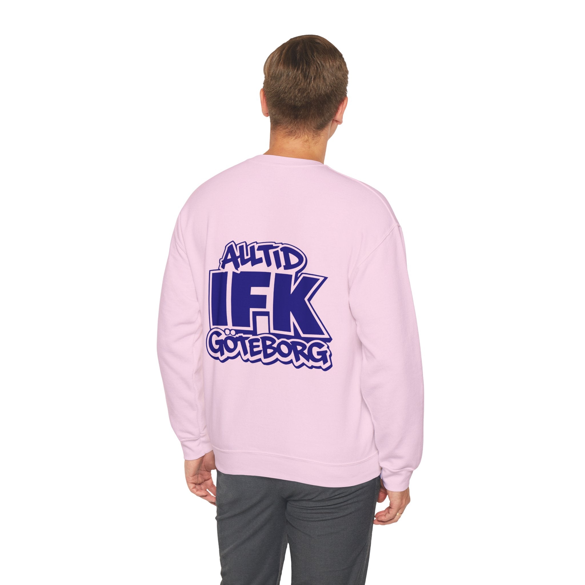 Alltid IFK Göteborg Sweatshirt | West Coast Threads | Blå tryck på rygg