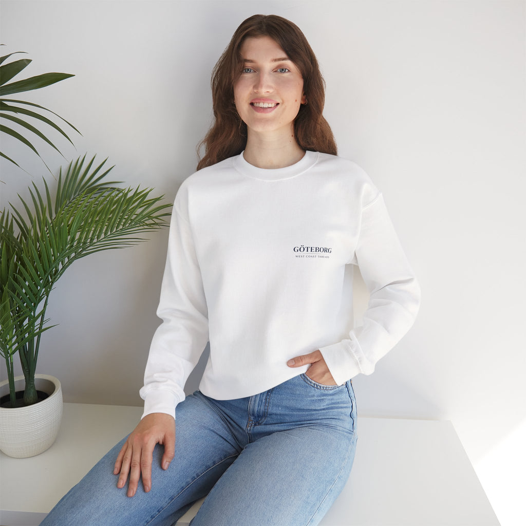 Alltid IFK Göteborg Sweatshirt | Weast Coast Threads | Vit tryck på rygg