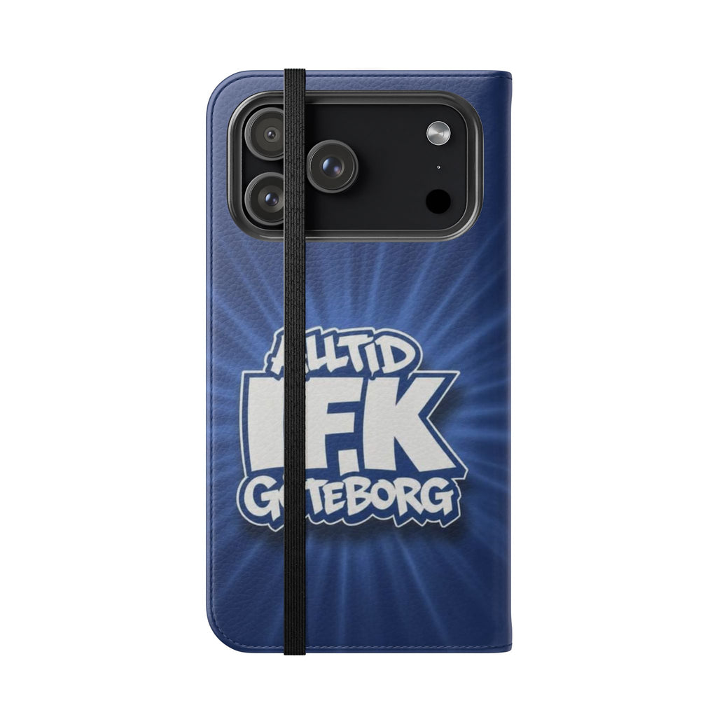 Plånboksfodral - Blå bakgrund | Iphone | Samsung | Alltid IFK Göteborg