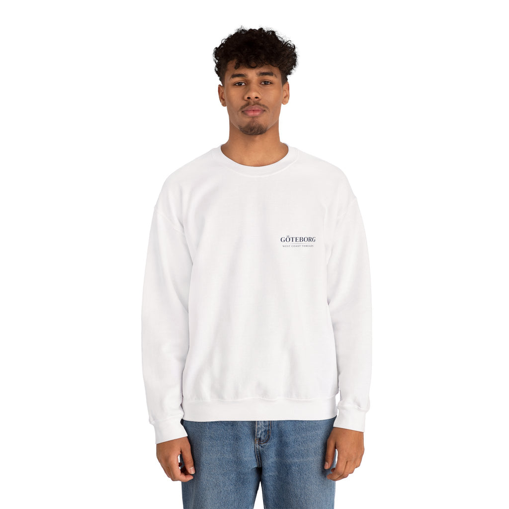 Alltid IFK Göteborg Sweatshirt | Weast Coast Threads | Vit tryck på rygg