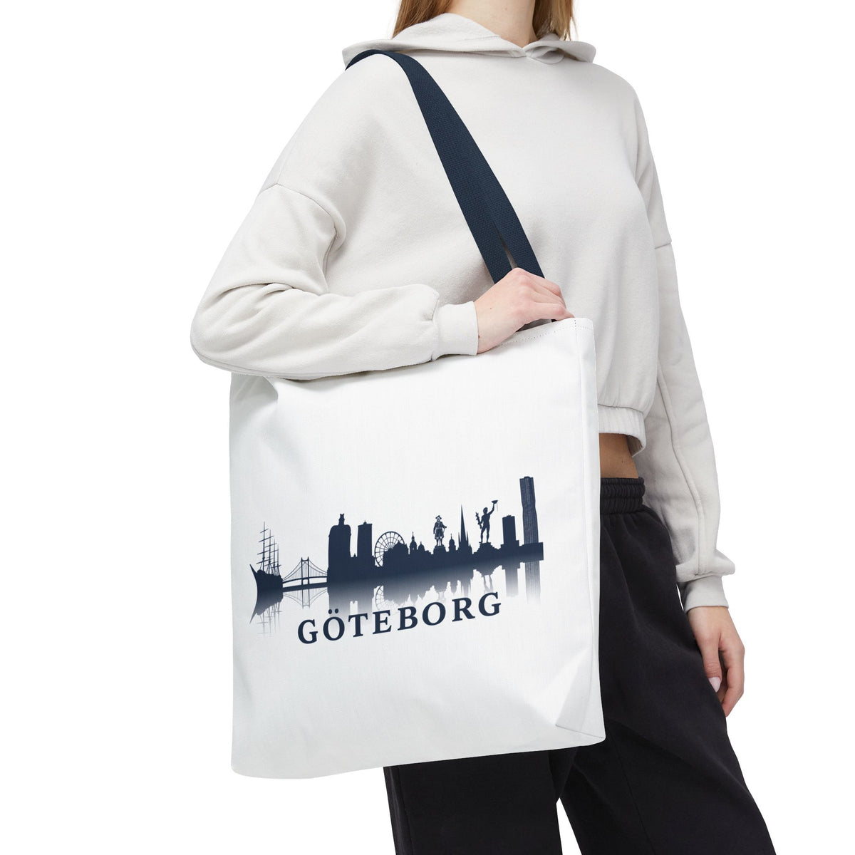 Göteborg Skyline | Kompass | Tote Bag