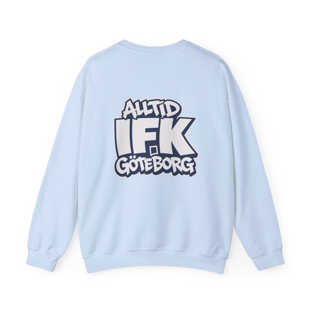 Alltid IFK Göteborg Sweatshirt | Weast Coast Threads | Vit tryck på rygg