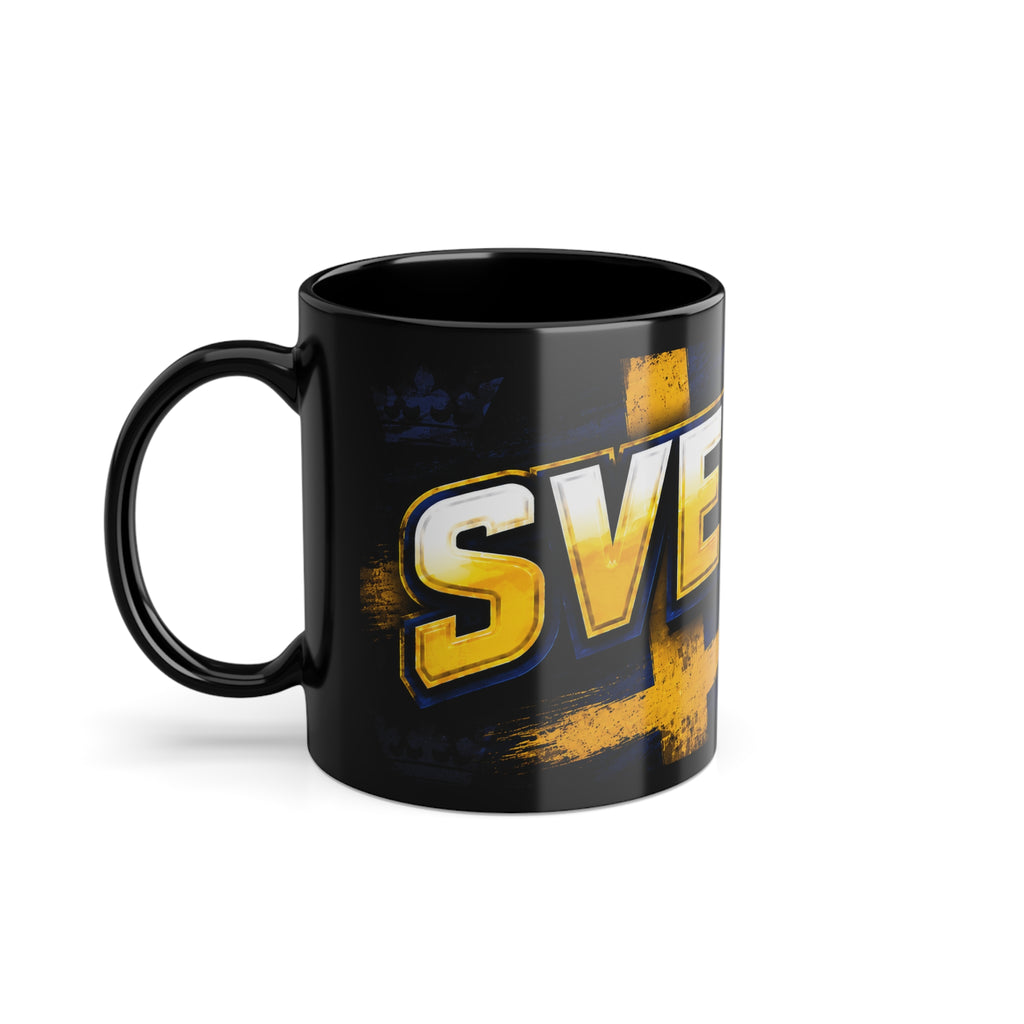 Sverige | Mugg | Svart