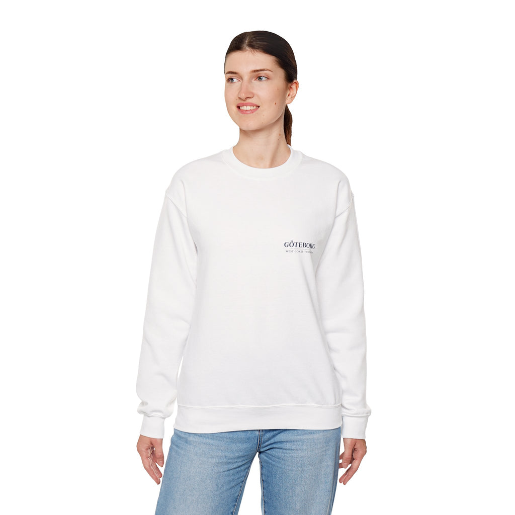 Alltid IFK Göteborg Sweatshirt | Weast Coast Threads | Vit tryck på rygg
